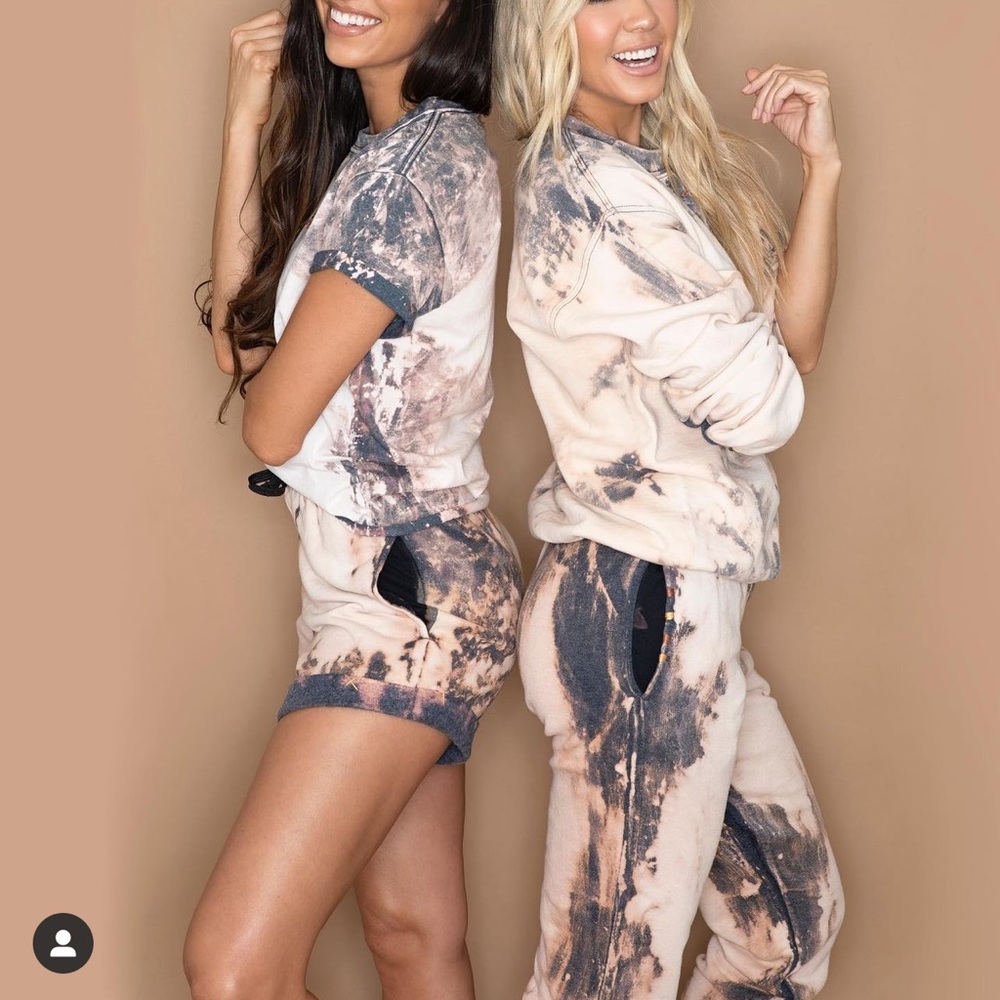 Tie dye pullover sweatshirt